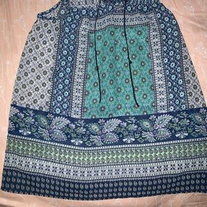 Flowy multicolored blouse